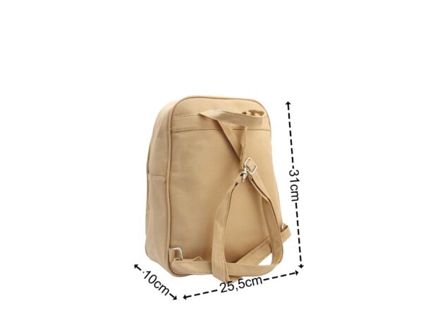 Három cipzáros licsi mintás hátizsák DL-1199