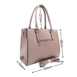 Nagyméretű szögletes műbőr válltáska G7167