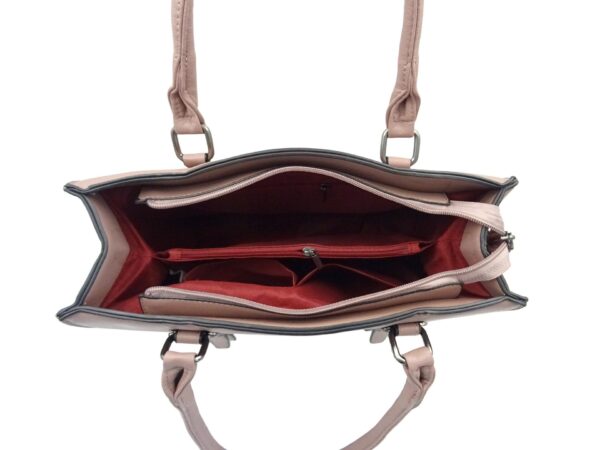 Nagyméretű szögletes műbőr válltáska G7167