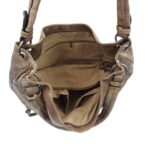 G7319in Női műbőr válltáska elől cipzárral díszített G7319