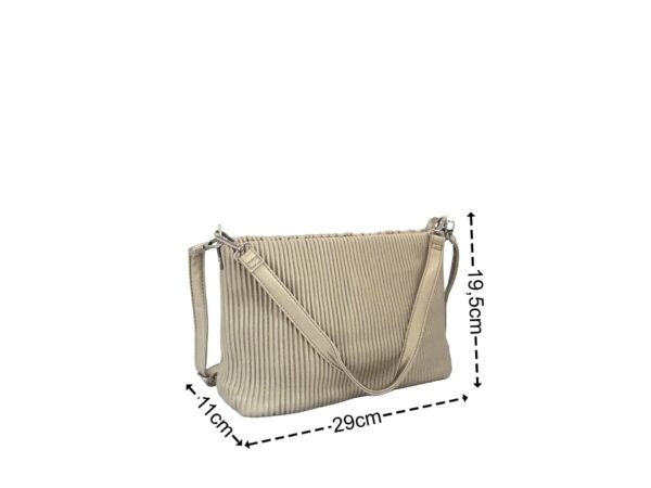 3888back Gyűrött mintás női váll és oldaltáska 3888