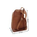 Közepes méretű hátizsák dísz cipzárral 6625