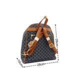 M mintás két színű hátizsák 958