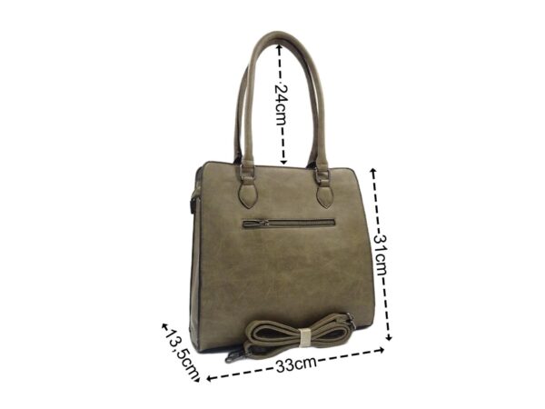 D1121back Merevített női válltáska lánc dísszel D1121