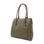 D1121side Merevített női válltáska lánc dísszel D1121