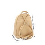 DL-1373back Lekerekített női műbőr hátizsák masnival DL-1373