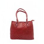 1024red Kocka mintás műbőr válltáska 1024