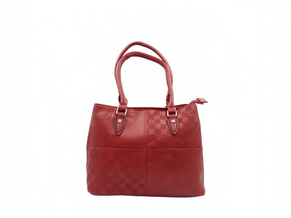 1024red Kocka mintás műbőr válltáska 1024