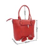 Közepes méretű válltáska V fémmel HK1209