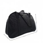 Közepes méretű utazótáska fekete 1095