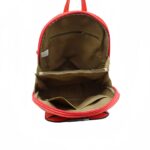 Lekerekített műbőr hátizsák H1013