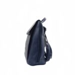 Lekerekített műbőr hátizsák lehajtóval H2856