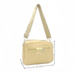 Négy zsebes oldaltáska textil pánttal 1012