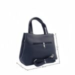 Letisztult műbőr kézitáska gombbal 958