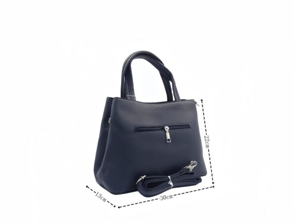 Letisztult műbőr kézitáska gombbal 958