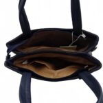 Letisztult műbőr kézitáska gombbal 958