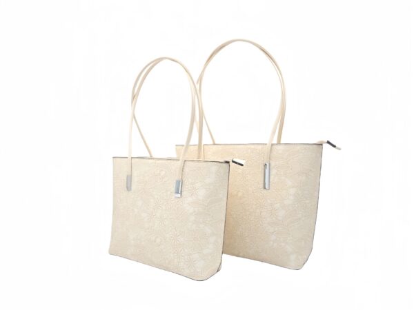 B6095pink 3D-s virág mintás műbőr válltáska szett B6095