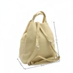 Letisztult műbőr hátizsák két fogóval 2071