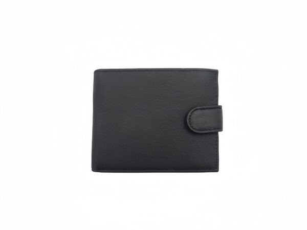 3058black VERA PELLE férfi bőr pénztárca 3058
