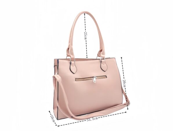 Elegáns műbőr szögletes válltáska 6146