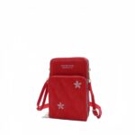 Virágos műbőr kis oldaltáska AH02