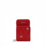 Virágos műbőr kis oldaltáska AH02