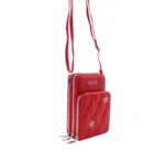 Virágos műbőr kis oldaltáska AH02