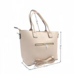 Elegáns merevített tote válltáska HH-159