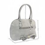 Lekerekített műbőr válltáska lakattal HK1303