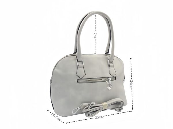 Lekerekített műbőr válltáska lakattal HK1303