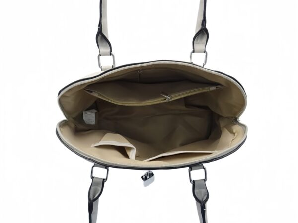 Lekerekített műbőr válltáska lakattal HK1303