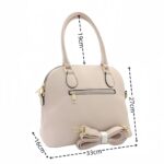 Elegáns lekerekített műbőr válltáska 71518