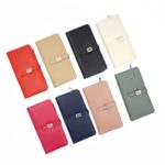 K04 Patentos műbőr pénztárca fém dísszel K04 - 12db/doboz