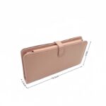 K04back Patentos műbőr pénztárca fém dísszel K04 - 12db/doboz