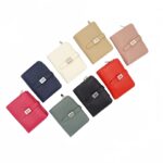 Patentos kis műbőr pénztárca fém dísszel K05 - 12db/doboz