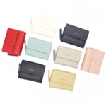 Lehajtós kis műbőr pénztárca K18 - 12db/doboz