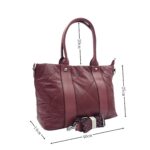 Steppelt válltáska műbőr dísszel 71532