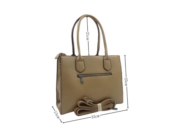 G7437back Merevített válltáska lóhere mintával G7437