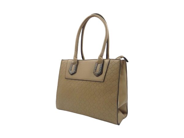 G7437side Merevített válltáska lóhere mintával G7437