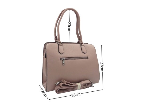 Elegáns női válltáska merevített G7448