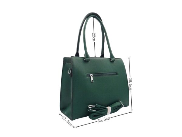 Merevített válltáska elöl zsebbel L2853