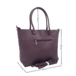 Divatos shopper táska steppelt 2124