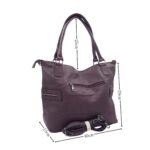 Divatos shopper táska sokzsebbel 2163