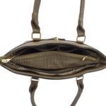 Merevített válltáska karika dísszel L93506A