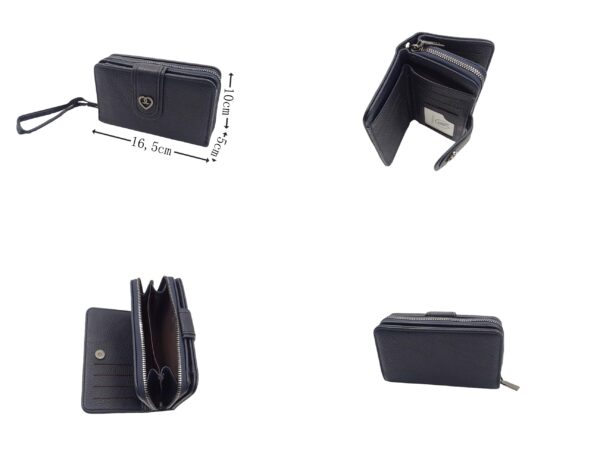 Praktikus szívecskés pénztárca közepes VJW-2107 - 12db/doboz