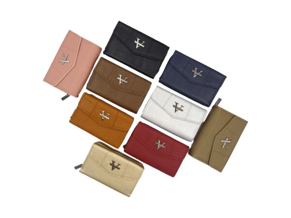 Mágneses boríték pénztárca közepes VJW-2139 - 12db/doboz