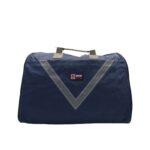 2204blue Közepes méretű utazótáska V dísszel 2204