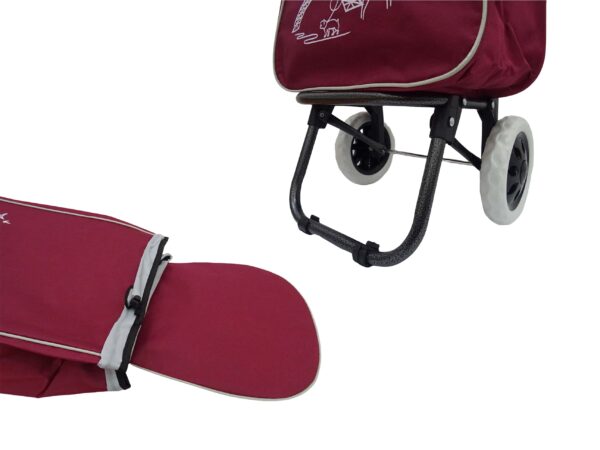 Eiffel-torony mintás bevásárlókocsi 10 darabos BD-202A