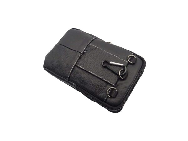 F1102back Mini álló bőr övtáska bújtatóval F1102