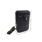 F1102size Mini álló bőr övtáska bújtatóval F1102